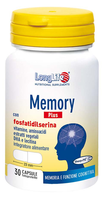 LONGLIFE MEMORY PLUS 30 CAPSULE FOTOPROTETTE - Pharmaleader