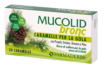 MUCOLID BRONC PROPOLI&PINO 24 CARAMELLE - Pharmaleader