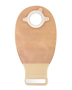 SACCA NATURA+ A FONDO APERTO SENZA FILTRO E CHIUSURA INVISICLOSE IN VELCRO 57MM TRASPARENTE 10 PEZZI - Pharmaleader