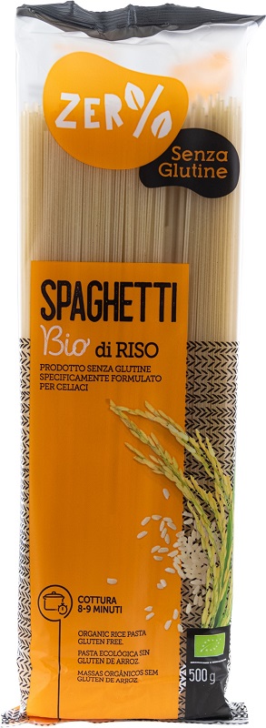 ZERO% GLUTINE PASTA RISO SPAGHETTI SENZA GLUTINE BIO 500 G - Pharmaleader
