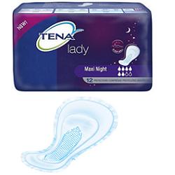 PANNOLONE SAGOMATO TENA DISCREET MAXI NIGHT 12 PEZZI - Pharmaleader