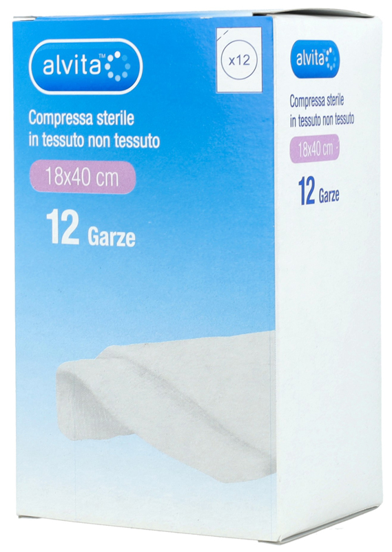 GARZA COMPRESSA TNT 18X40CM 12 PEZZI - Pharmaleader