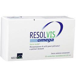 GOCCE OCULARI RESOLVIS OMEGA 20 FIALE MONODOSE 0,25 ML - Pharmaleader