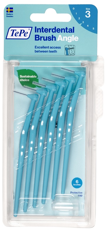 TEPE ANGLE SCOVOLINO BLU 0,6MM 6 PEZZI - Pharmaleader