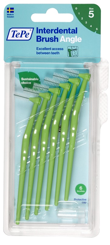TEPE ANGLE SCOVOLINO VERDE 0,8MM 6 PEZZI - Pharmaleader