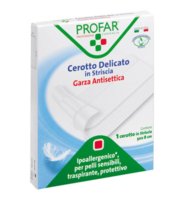 CEROTTO TESSUTO NON TESSUTO DELICATO 1 STRISCIA 50X8 CM PROFAR - Pharmaleader