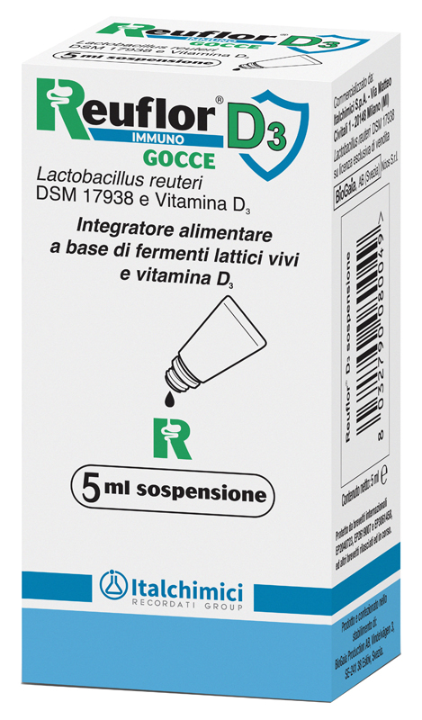 REUFLOR D3 GOCCE 5 ML - Pharmaleader