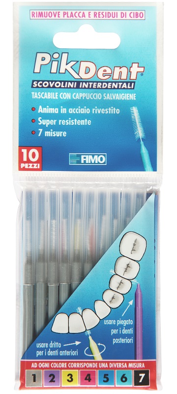 PIKDENT STUZZICOLINO 1 GRIGIO 10 PEZZI - Pharmaleader