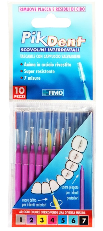 PIKDENT STUZZICOLINO 2 VIOLA 10 PEZZI - Pharmaleader