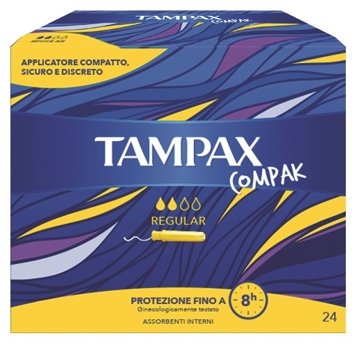 TAMPAX COMPAX REGULAR 24 PEZZI - Pharmaleader