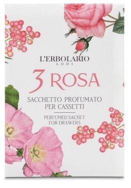 3 ROSA SACCHETTO PROFUMATO PER CASSETTI - Pharmaleader