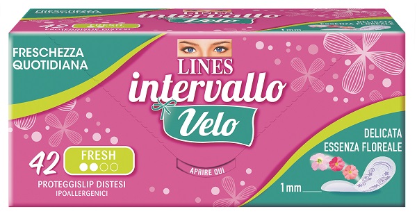 LINES INTERVALLO VELO FIORI E AGRUMI 42 PEZZI COUPON - Pharmaleader