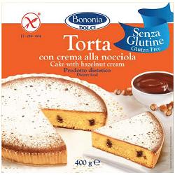 BONONIA TORTA ALLA CREMA DI NOCCIOLA SENZA GLUTINE 400 G - Pharmaleader