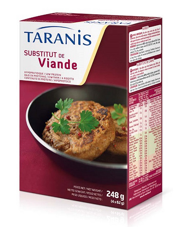 TARANIS BURGER SOSTITUTO CARNE 4 X 62 G - Pharmaleader