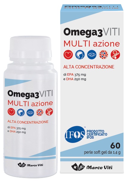 VITI OMEGA3 MULTIAZIONE 60 PERLE - Pharmaleader