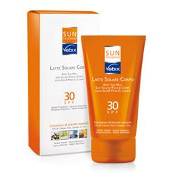VEBIX SUN PROGRAM LATTE SOLARE CORPO SPF30 125 ML - Pharmaleader