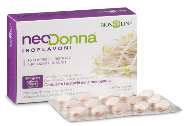 BIOSLINE NEODONNA ISOFLAVONI BISTRATO 30 COMPRESSE - Pharmaleader