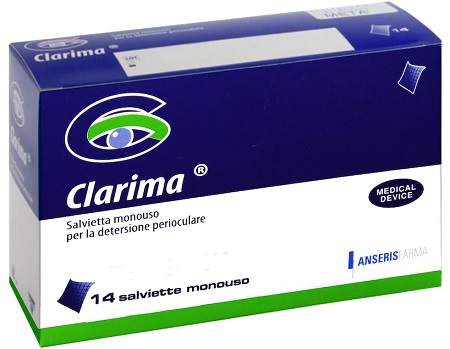 SALVIETTA PERIOCULARE CLARIMA 14 PEZZI - Pharmaleader