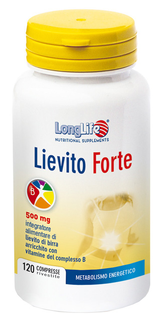 LONGLIFE LIEVITO FORTE 120 COMPRESSE - Pharmaleader