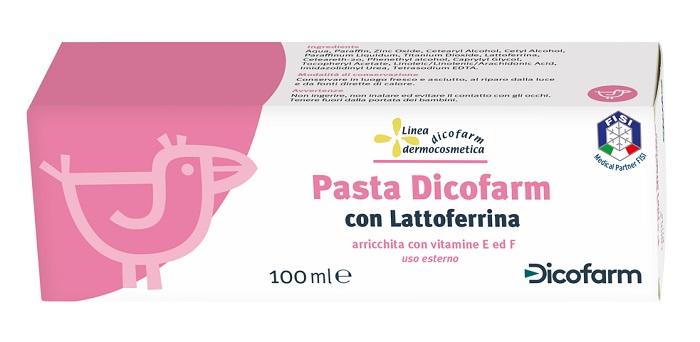 DICOFARM PASTA CON LATTOFERRINA PELLI DELICATE 100 ML - Pharmaleader