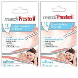 CEROTTO PER SUTURA MEDIPRESTERIL DELICATO TNT 3X75MM 10 PEZZI - Pharmaleader