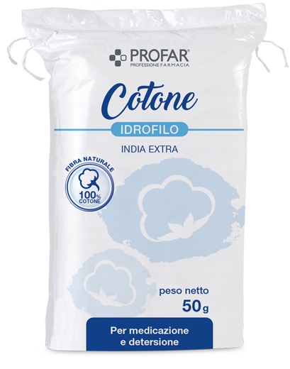 COTONE IDROFILO PROFAR INDIA EXTRA 50G - Pharmaleader