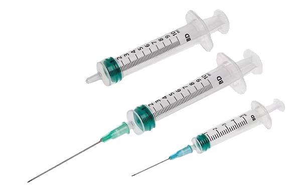 SIRINGA BECTON DICKINSON EMERALD CAPACITA' 5ML 23 GAUGE 11/4 10 PEZZI - Pharmaleader