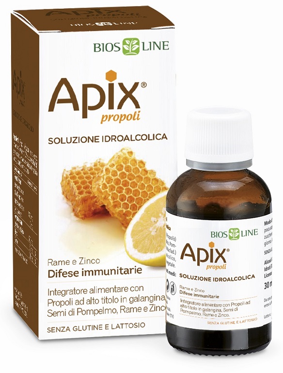 APIX PROPOLI SOLUZIONE IDROALCOLICA 30 ML BIOSLINE - Pharmaleader