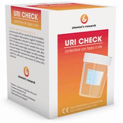 CONTENITORE URINE CON TAPPO A VITE URI CHECK DA 100ML - Pharmaleader