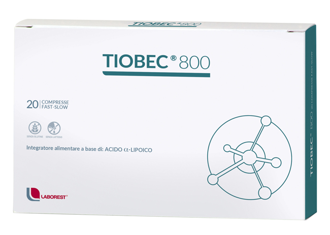 TIOBEC 800 20 COMPRESSE FAST-SLOW 36 G - Pharmaleader