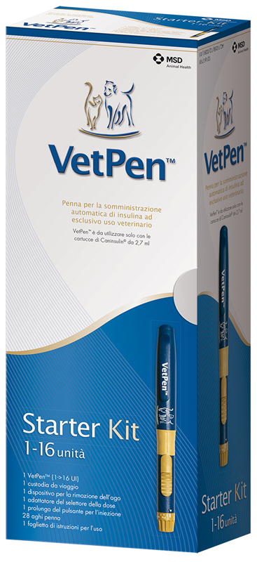 CANINSULIN VET PEN 16 UI STARTER KIT - Pharmaleader