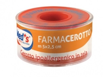 CEROTTO MEDS IPOALLERGENICO TELA 500X2,5 CM SSR - Pharmaleader