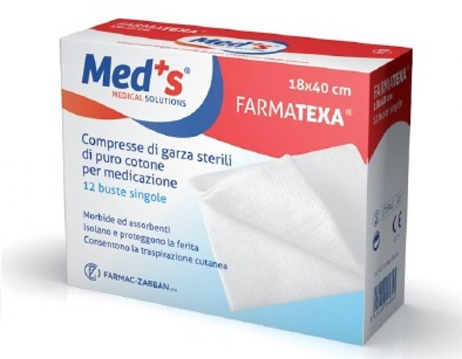 GARZA COMPRESSA MEDS 12/12 18X40CM 12 PEZZI - Pharmaleader