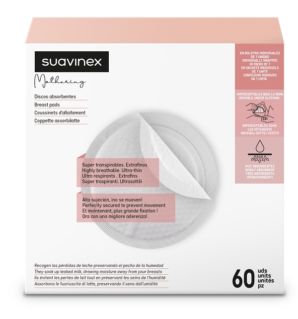 SUAVINEX ALLATTAMENTO COPPETTE ASSORBILATTE 60 PEZZI - Pharmaleader