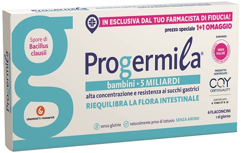 PROGERMILA BAMBINI 5 MILIARDI 6 FLACONCINI 10 ML - Pharmaleader