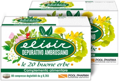 ELISIR DEPURATIVO AMBROSIANO 80 COMPRESSE 21,20 G - Pharmaleader