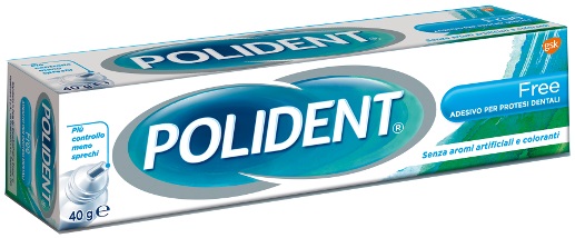 POLIDENT FREE ADESIVO PER PROTESI DENTARIA 40 G - Pharmaleader