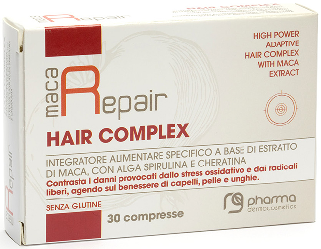 MACA REPAIR HAIR COMPLEX 30 COMPRESSE - Pharmaleader