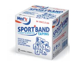 CEROTTO MEDS TELA BIANCA SPORTIVO 1000X2,5 CM - Pharmaleader