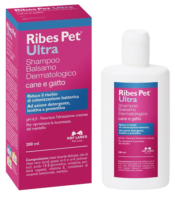RIBES PET ULTRA SHAMPOO DERMATOLOGICO FLACONE 200 ML - Pharmaleader