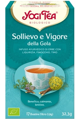 YOGI TEA SOLLIEVO E VIGORE DELLA GOLA 32,3 G - Pharmaleader
