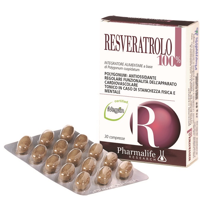 RESVERATROLO 100% 30 COMPRESSE - Pharmaleader