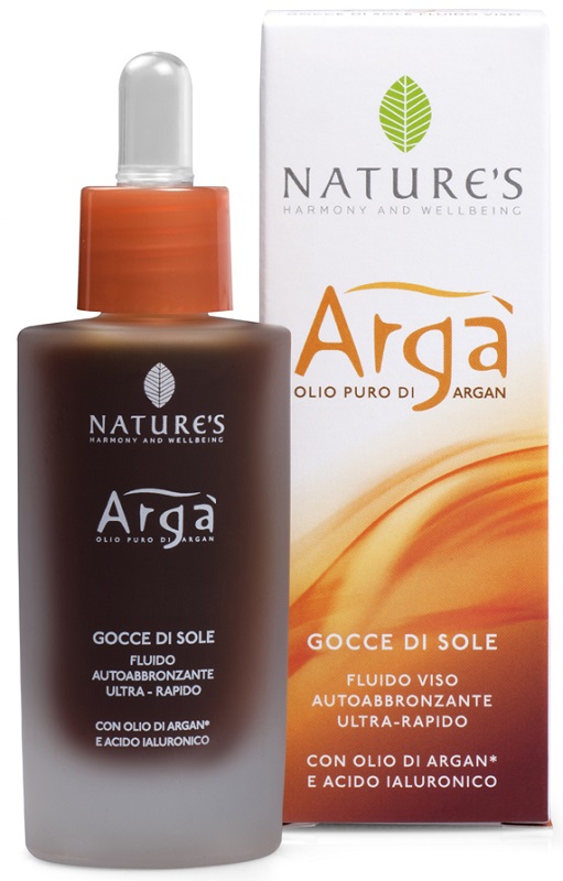 ARGA' GOCCE DI SOLE VISO FLUIDO AUTOABBRONZANTE 30 ML NATURE'S - Pharmaleader