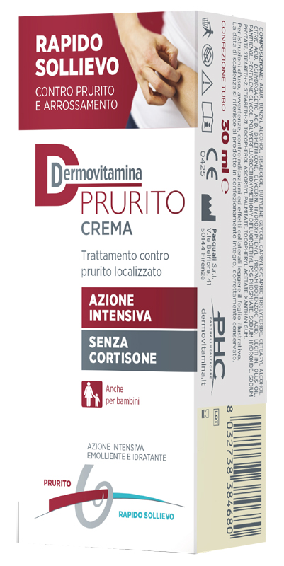 DERMOVITAMINA PRURITO CREMA AZIONE INTENSIVA SENZA CORTISONE 30 ML - Pharmaleader