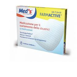 CEROTTO FARMACTIVE CICATRICI 7,5X10 CM 4 PEZZI - Pharmaleader
