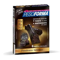 PESOFORMA BARRETTA DOUBLE DARK 6 PASTI 12 X 31 G - Pharmaleader
