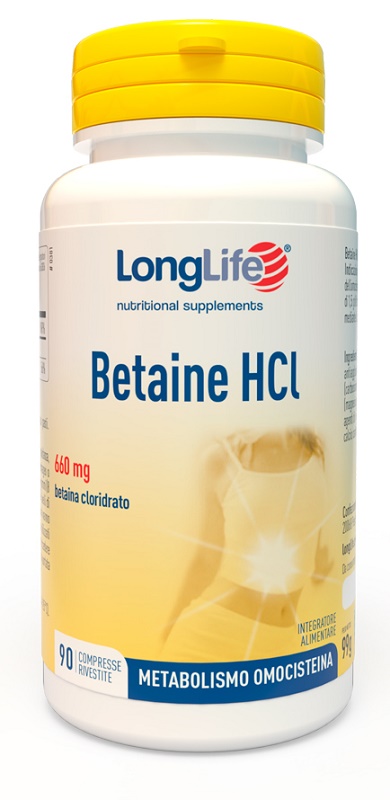 LONGLIFE BETAINE HCL 90 COMPRESSE RIVESTITE - Pharmaleader