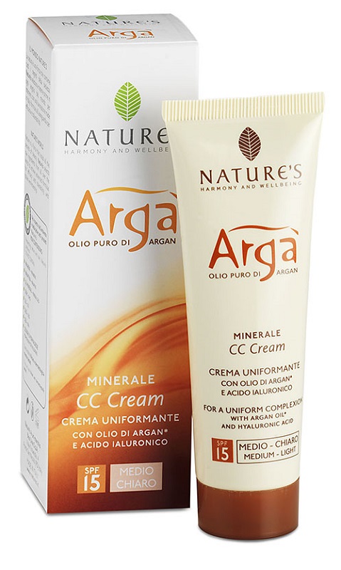 ARGA' CC CREAM VISO MEDIO CHIARA 50 ML NATURE'S - Pharmaleader