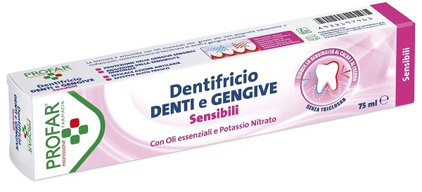 DENTIFRICIO DENTI E GENGIVE SENSIBILI 75 ML PROFAR - Pharmaleader