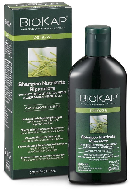BIOKAP BELLEZZA SHAMPOO NUTRIENTE/RIPARATORE 200 ML BIOSLINE - Pharmaleader